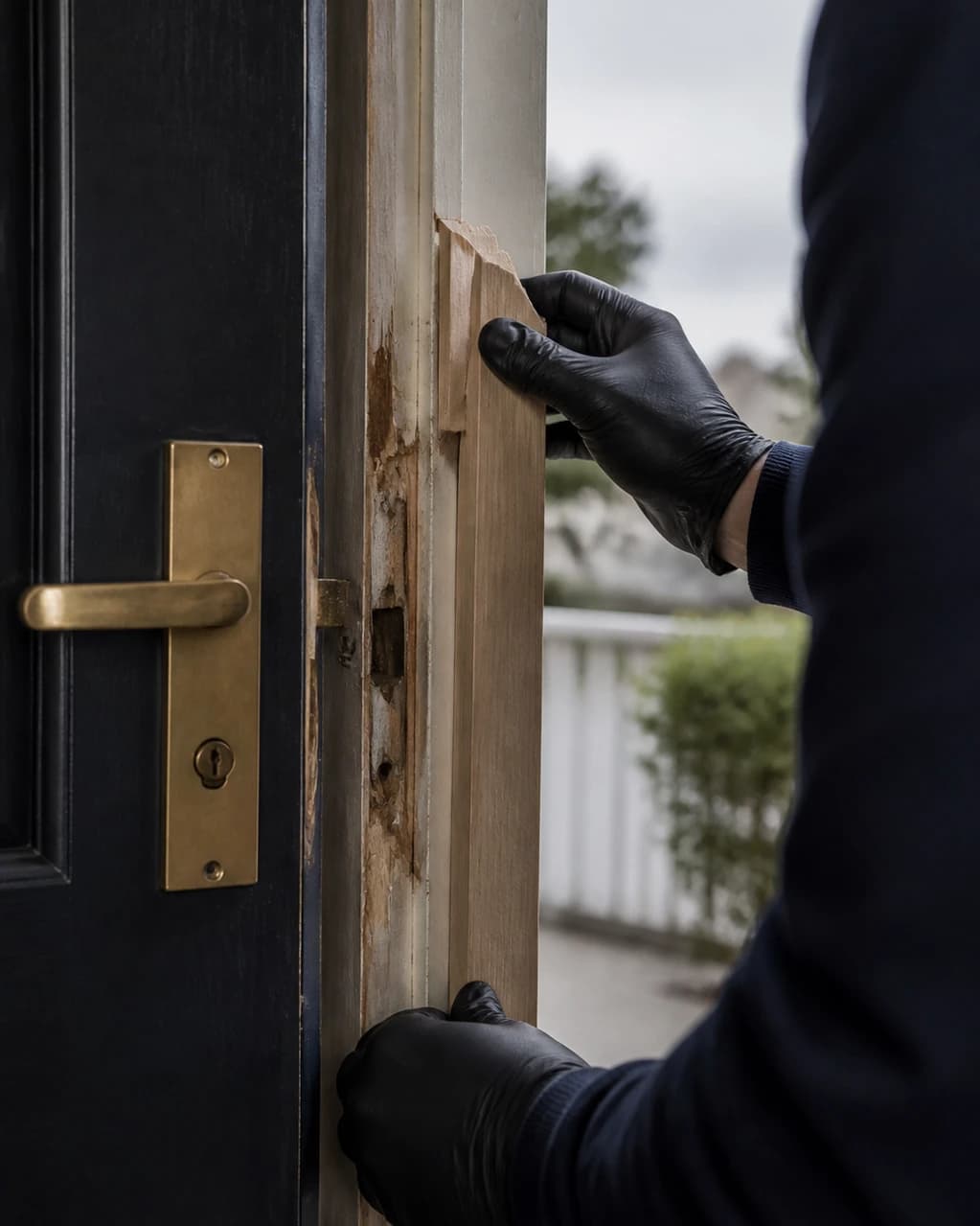 Break-In Repairs being carried out by a locksmith