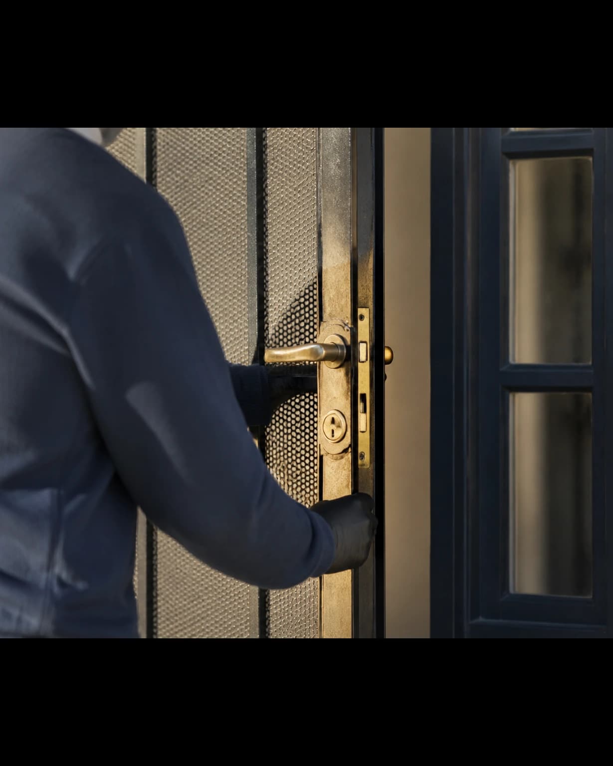 Security Doors being carried out by a locksmith